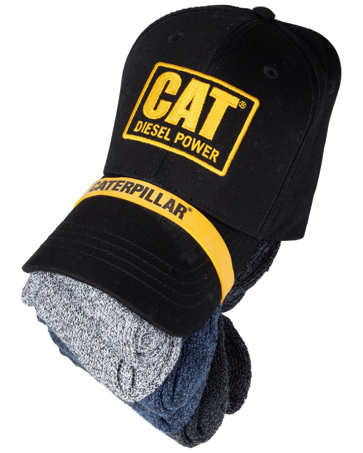 Image #2 - CAT Workwear Men's Assorted Solid Cap Sock Bundle, No Color, hi-res