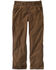Carhartt Men's FR Washed Duck Dungaree Work Pants - Big , Medium Brown, hi-res