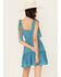 Image #4 - Trixxi Women's Larkspur Sleeveless Mini Dress, Teal, hi-res