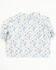 Image #3 - Angel Dear Infant Girls' Floral Quilted Jacket, Ivory, hi-res