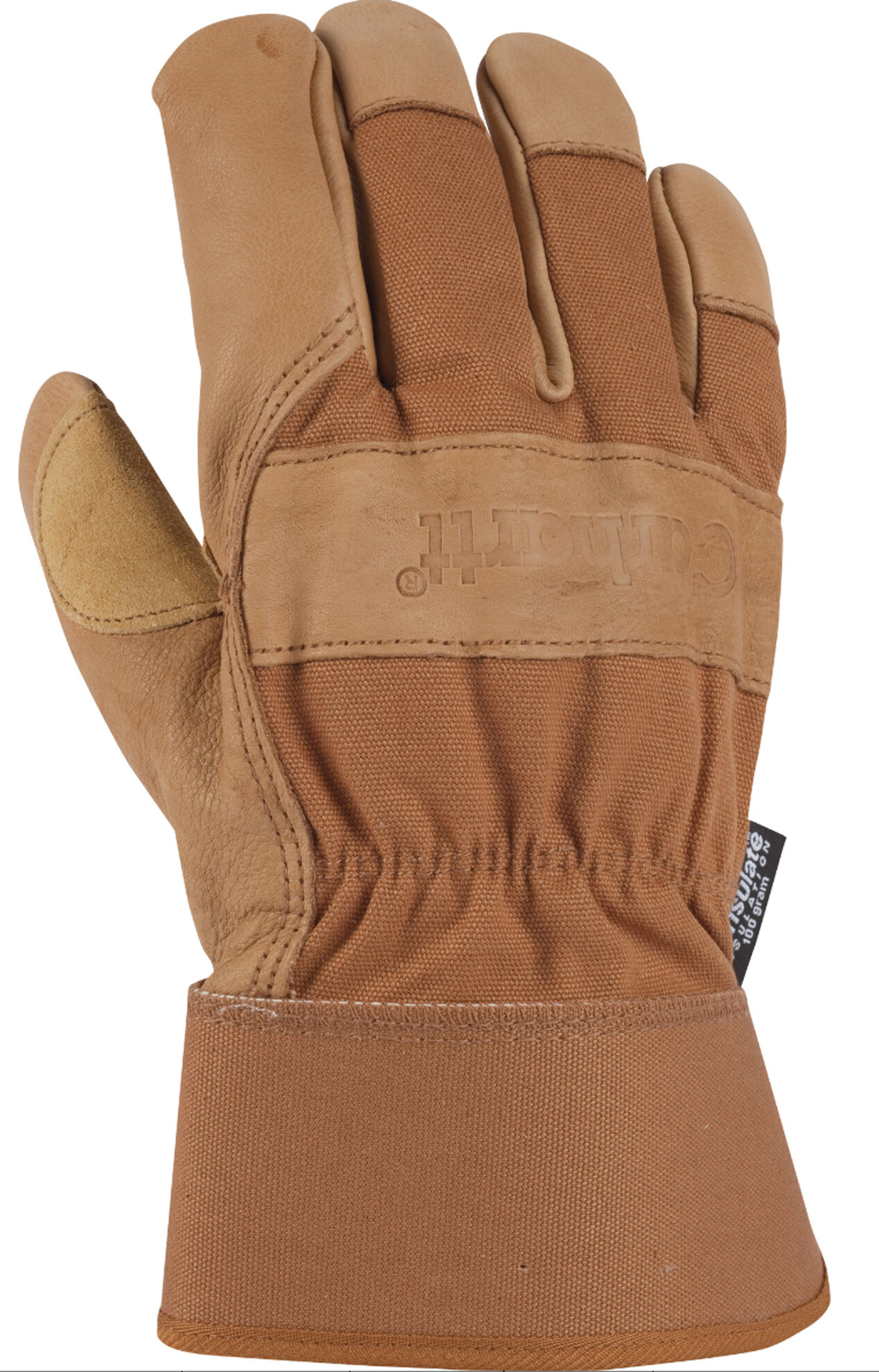 Carhartt leather work gloves top