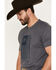 Ariat Men's Faded Flag Graphic T-Shirt, Navy, hi-res