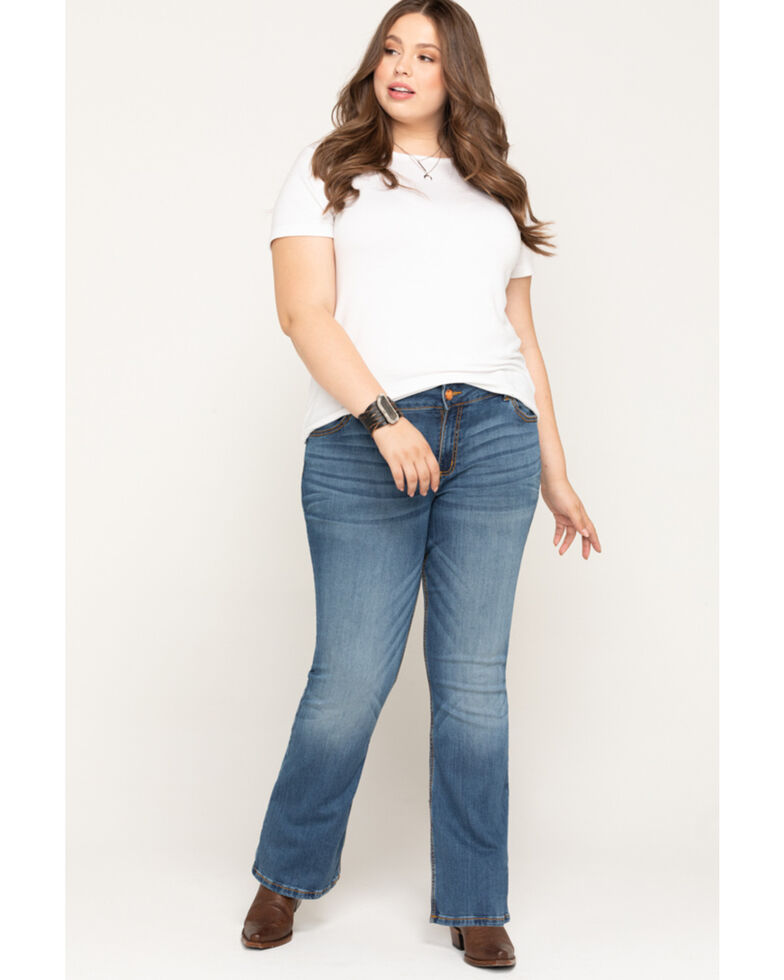 Wrangler Retro Women's Mae Mid Rise Jeans - Plus