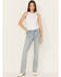 Image #3 - Hooey by Rock & Roll Denim Women's Light Wash Mid Rise Extra Stretch Bootcut Jeans, Light Wash, hi-res