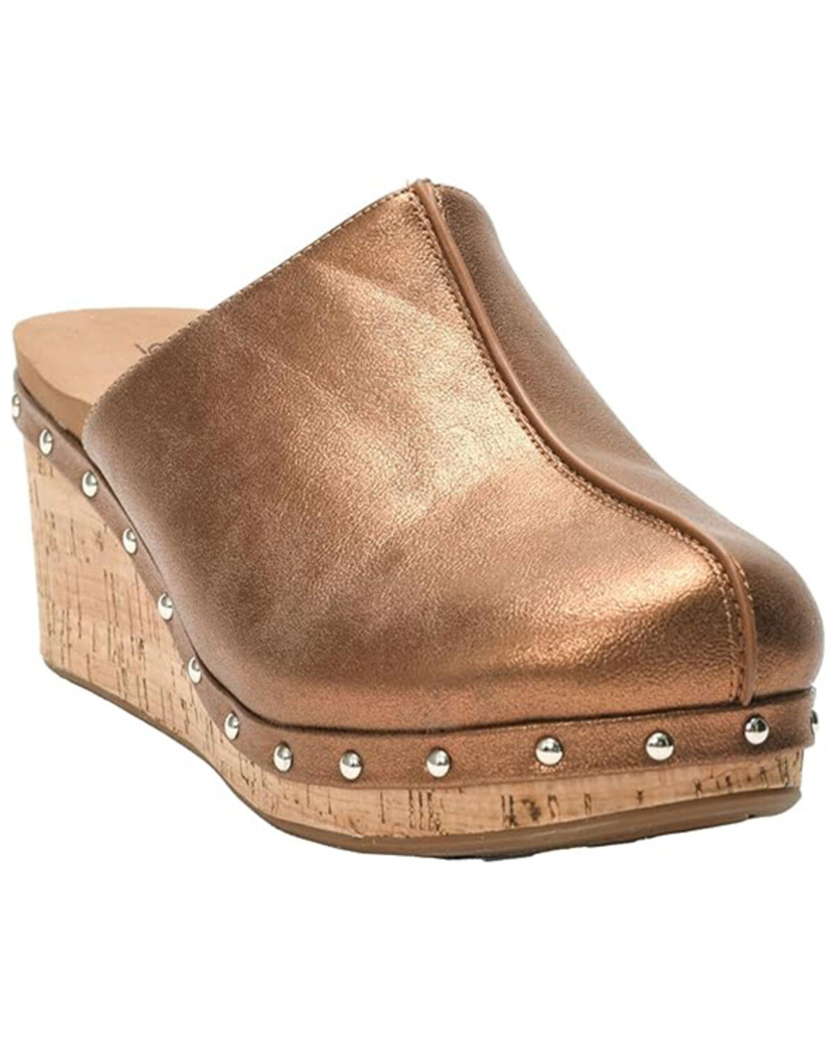 Image #1 - Corkys Women's Marley Clogs, Bronze, hi-res