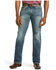 Image #1 - Ariat Men's M5 Ridgeline Medium Wash Slim Straight Jeans, Med Stone, hi-res
