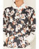 Image #3 - Hooey Women's Boot Barn Exclusive Contrast Floral Print Hoodie, Black, hi-res