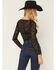 Image #4 - Idyllwind Women's Lace Long Sleeve Shirt, Black, hi-res