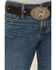 Image #2 - Wrangler Girls' Bootcut Stretch Denim Jeans, Blue, hi-res