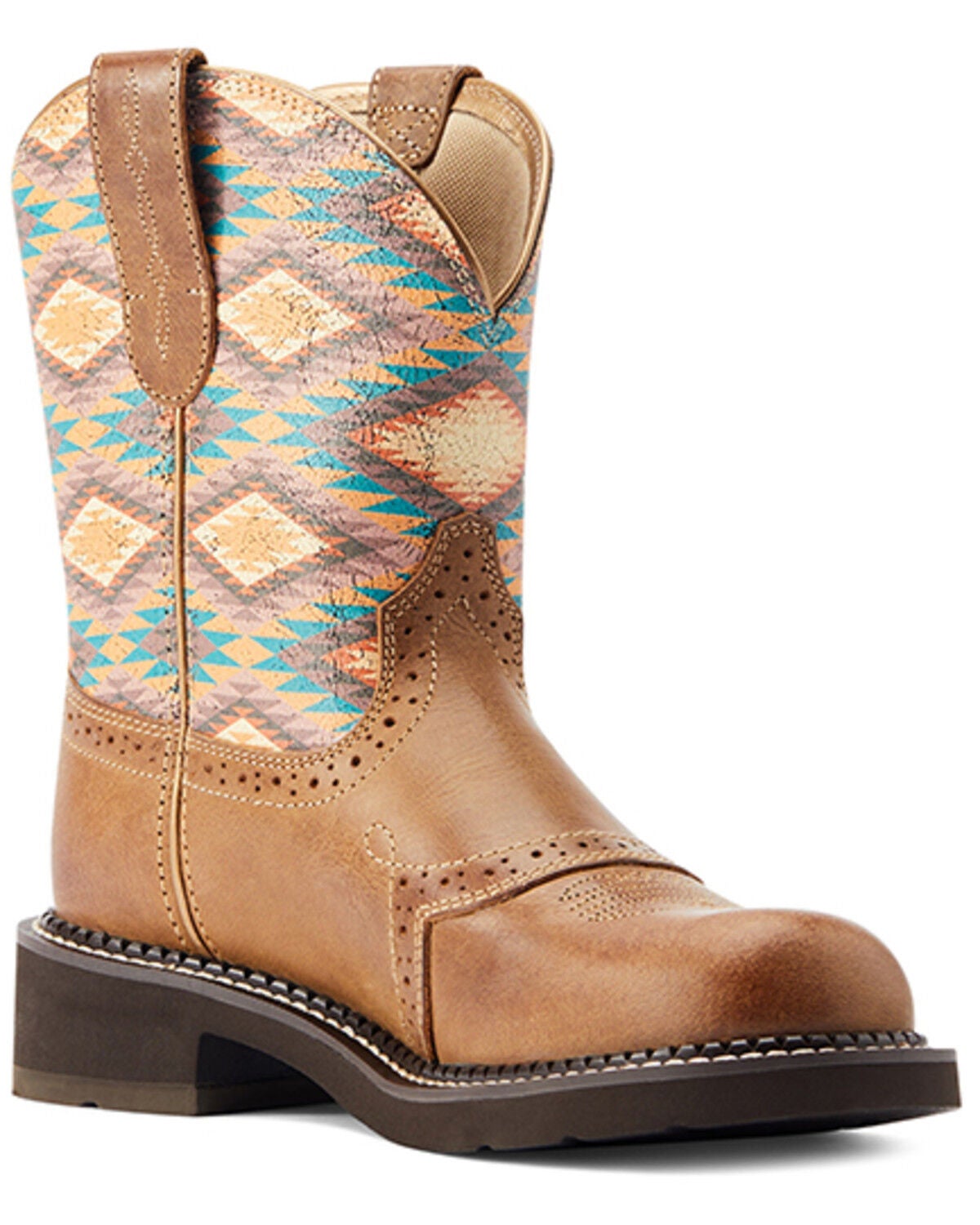 Ariat Women's Fatbaby Heritage Western Boots - Round Toe, Brown, hi-res
