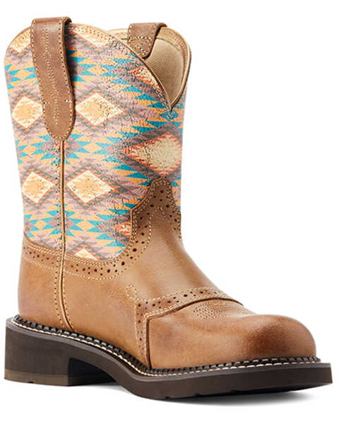 Image #1 - Ariat Women's Fatbaby Heritage Western Boots - Round Toe , Brown, hi-res