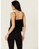 Image #4 - Idyllwind Women's Stafford Fringe Faux Suede Cropped Tank , Black, hi-res