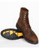 Cody James Men's 8" Waterproof Lace-Up Kiltie Work Boots - Round Toe, Brown, hi-res