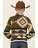 Image #4 - Wrangler Boys Southwestern Print Sherpa Pullover, Green, hi-res