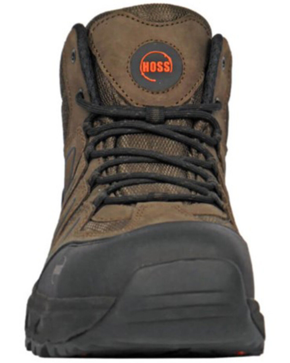 Image #4 - Hoss Men's 6" Eric Hi Hiking Work Boots - Soft Toe, Brown, hi-res