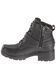 Harley Davidson Women's Tegan Lace Moto Boots - Round Toe, Black, hi-res