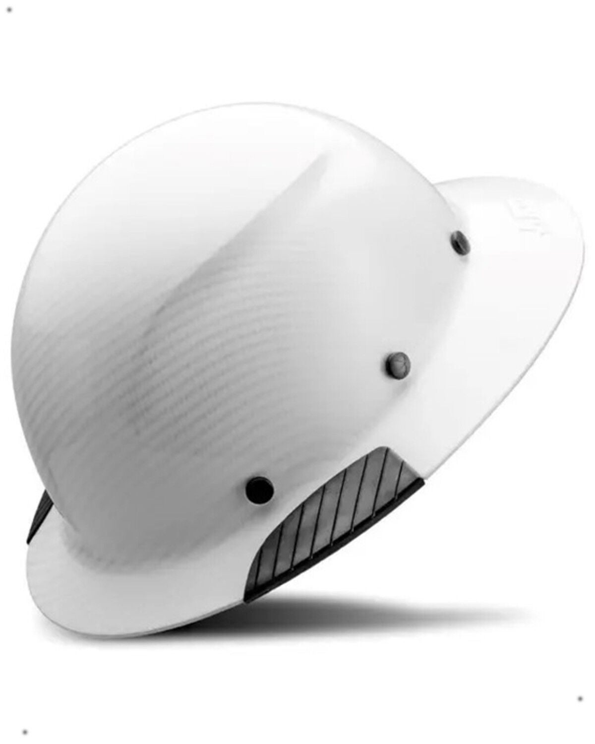 Lift Safety DAX White Carbon Fiber Resin Full Brim Hard Hat, White, hi-res