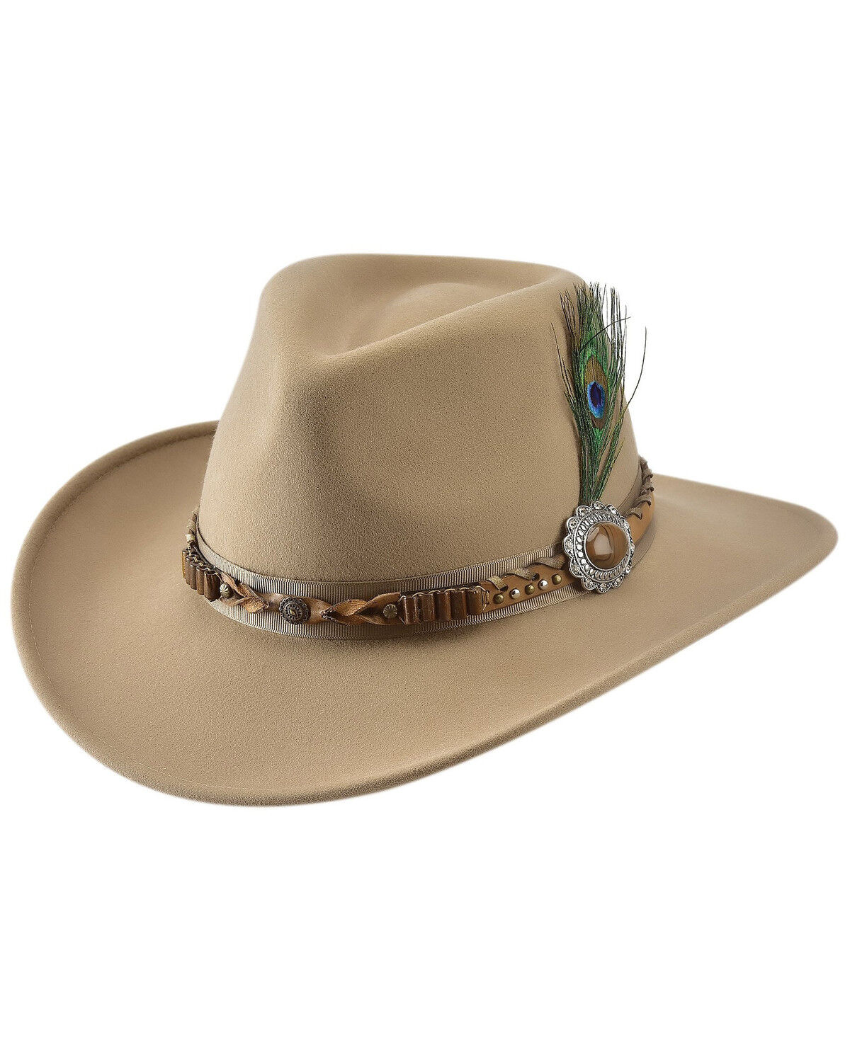 Image #1 - Bullhide Camel Rumours Premium Wool Felt Western Hat, Camel, hi-res