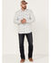 Moonshine Spirit Men's Wings All-Over Print Long Sleeve Snap Western Shirt , White, hi-res