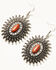Image #2 - Shyanne Women's Canyon Sunset Red Stone Earrings, Silver, hi-res