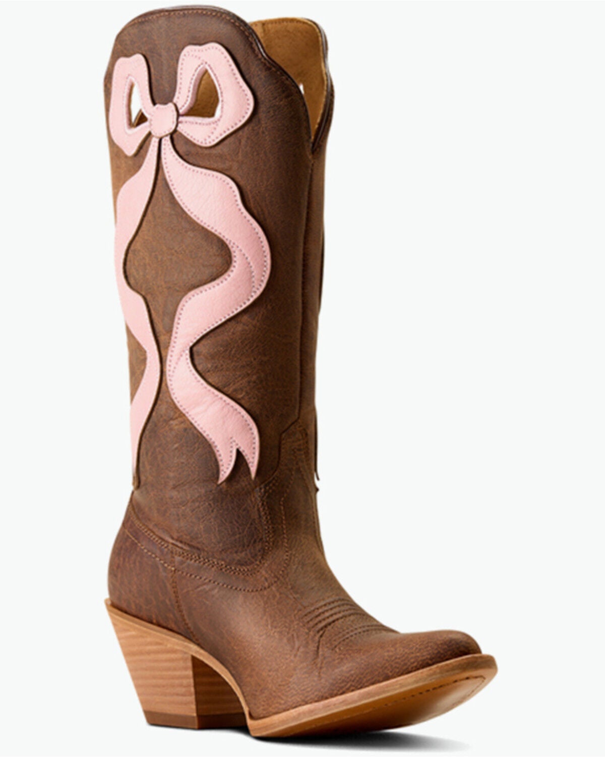 Ariat Women's Beaux Western Boots - Round Toe, Brown, hi-res