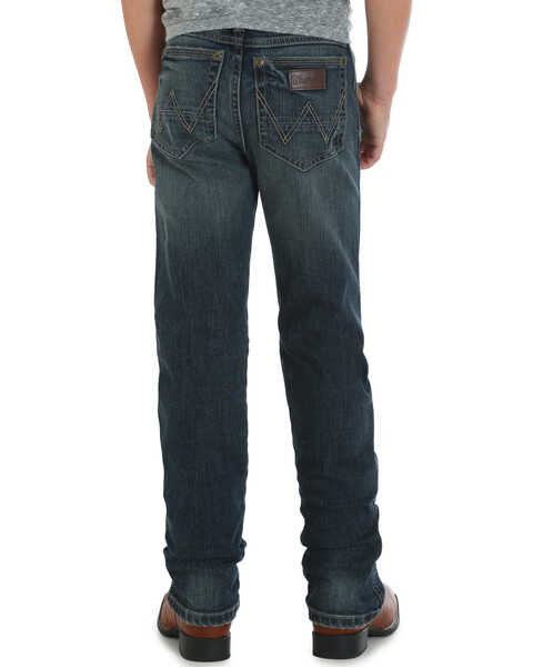 Wrangler Retro Boys' (4-7) Slim Straight Fit Jeans , Indigo, hi-res