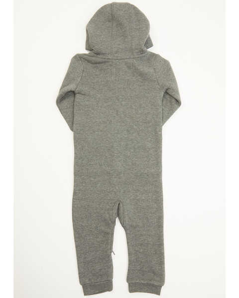Image #3 - Cody James Infant Boys' Hooded Coveralls, Charcoal, hi-res