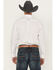 Image #4 - Ariat Men's Ross Wrinkle Free Geo Print Long Sleeve Button-Down Western Shirt, White, hi-res