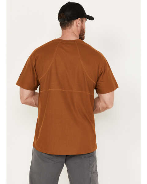 Image #4 - Hawx Men's UPF Short Sleeve Work T-Shirt, Rust Copper, hi-res