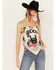 Image #1 - The Laundry Room Women's Coors Light Wolf Bandana Top, White, hi-res