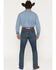 Image #3 - Wrangler Men's Retro 77MWZ Dark Wash Slim Bootcut Stretch Denim Jeans, Dark Wash, hi-res