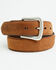 Image #1 - Nocona Belt Co. Men's Basic Leather Belt, Med Brown, hi-res