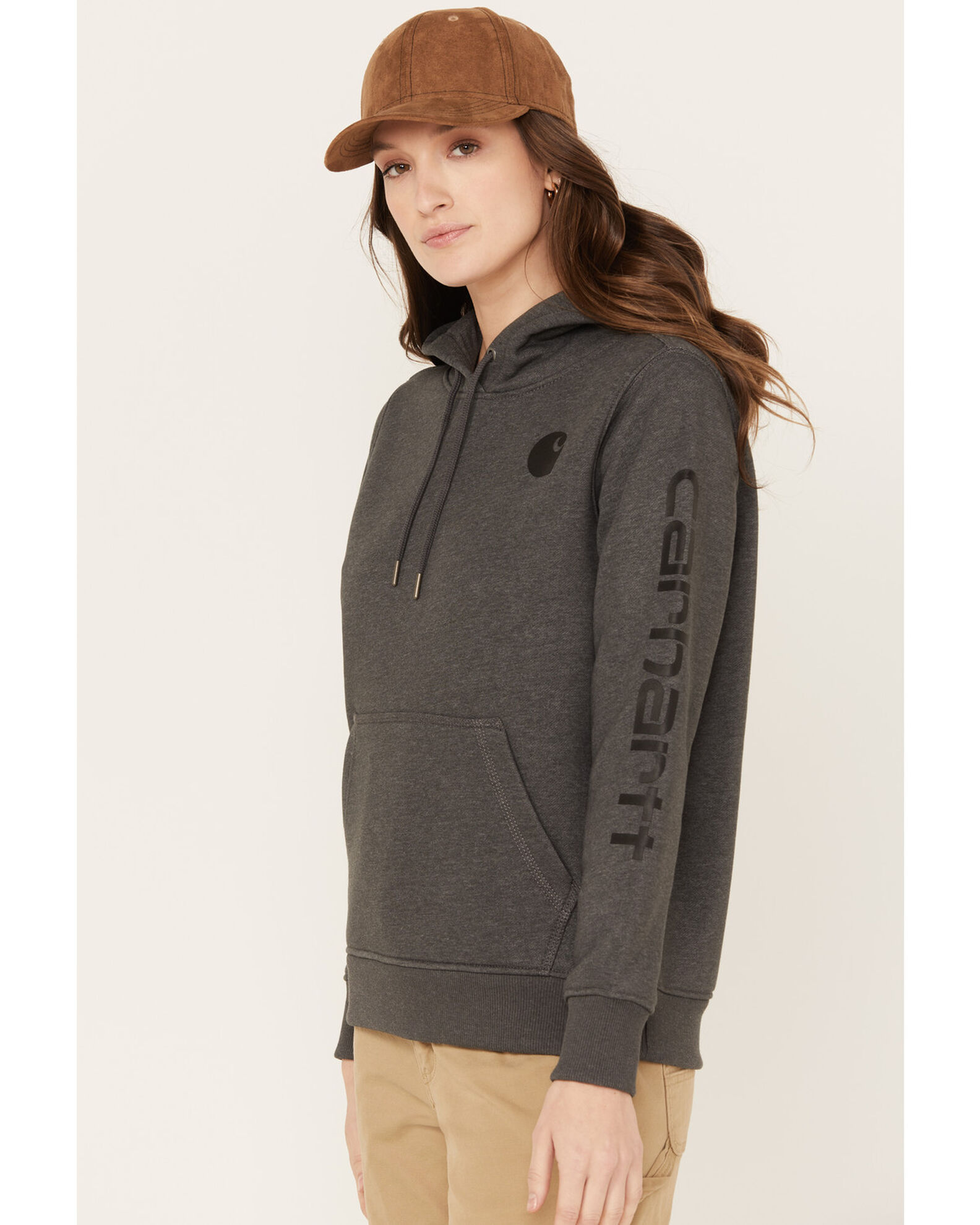Carhartt Women s Clarksburg Graphic Sleeve Pullover Sweatshirt Hoodie Sheplers
