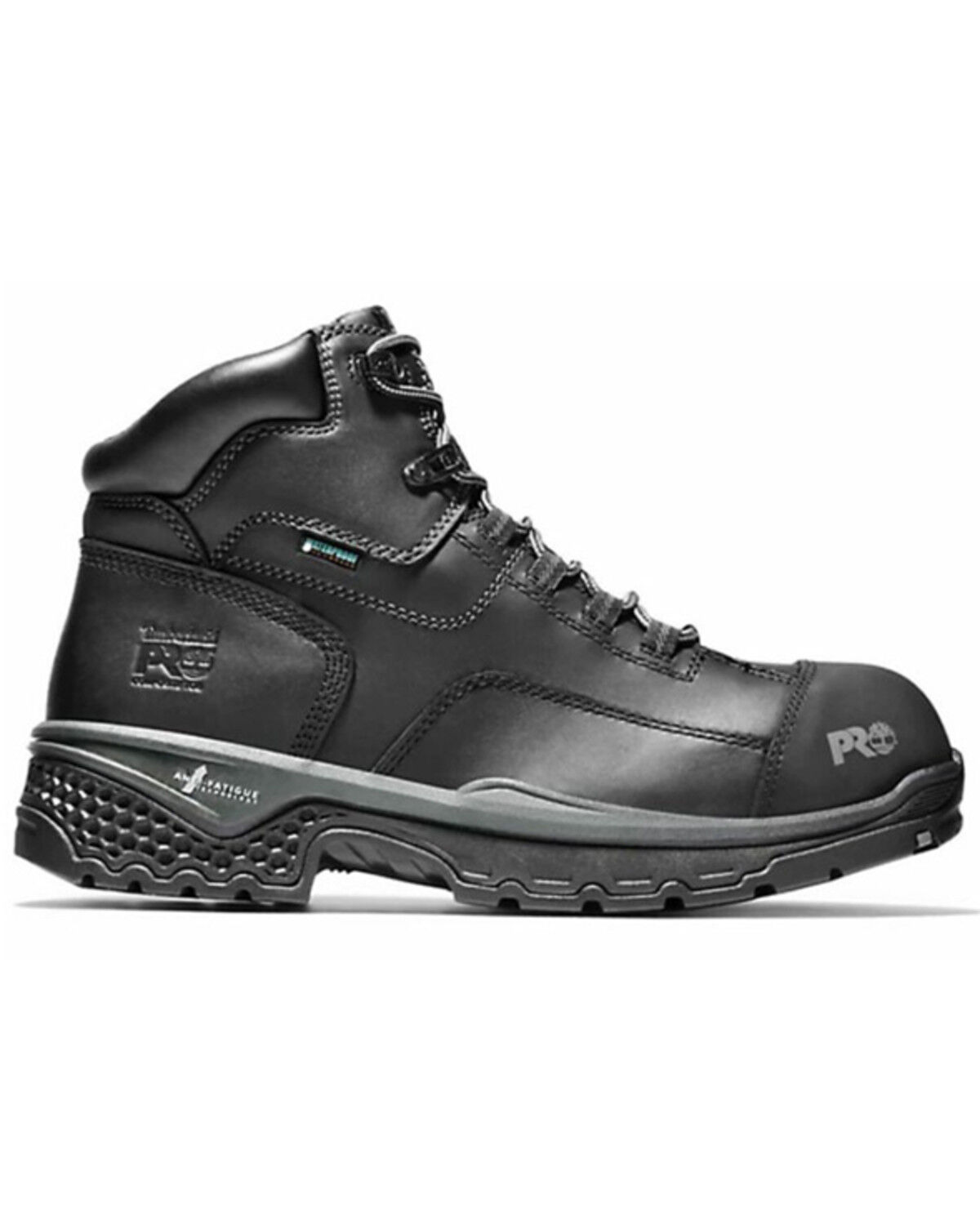Image #2 - Timberland PRO Men's Bosshog 6" Lace-Up Waterproof Work Boots - Composite Toe, Black, hi-res
