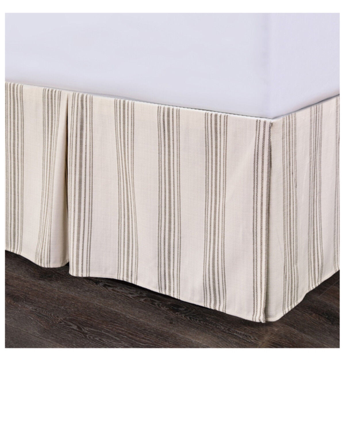 HiEnd Accents Tailored Prescott Bed Skirt - King, Taupe, hi-res
