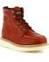 Image #1 - Wolverine Men's Wedge Sole Lace-Up Leather Work Boots - Moc Toe, Rust Copper, hi-res