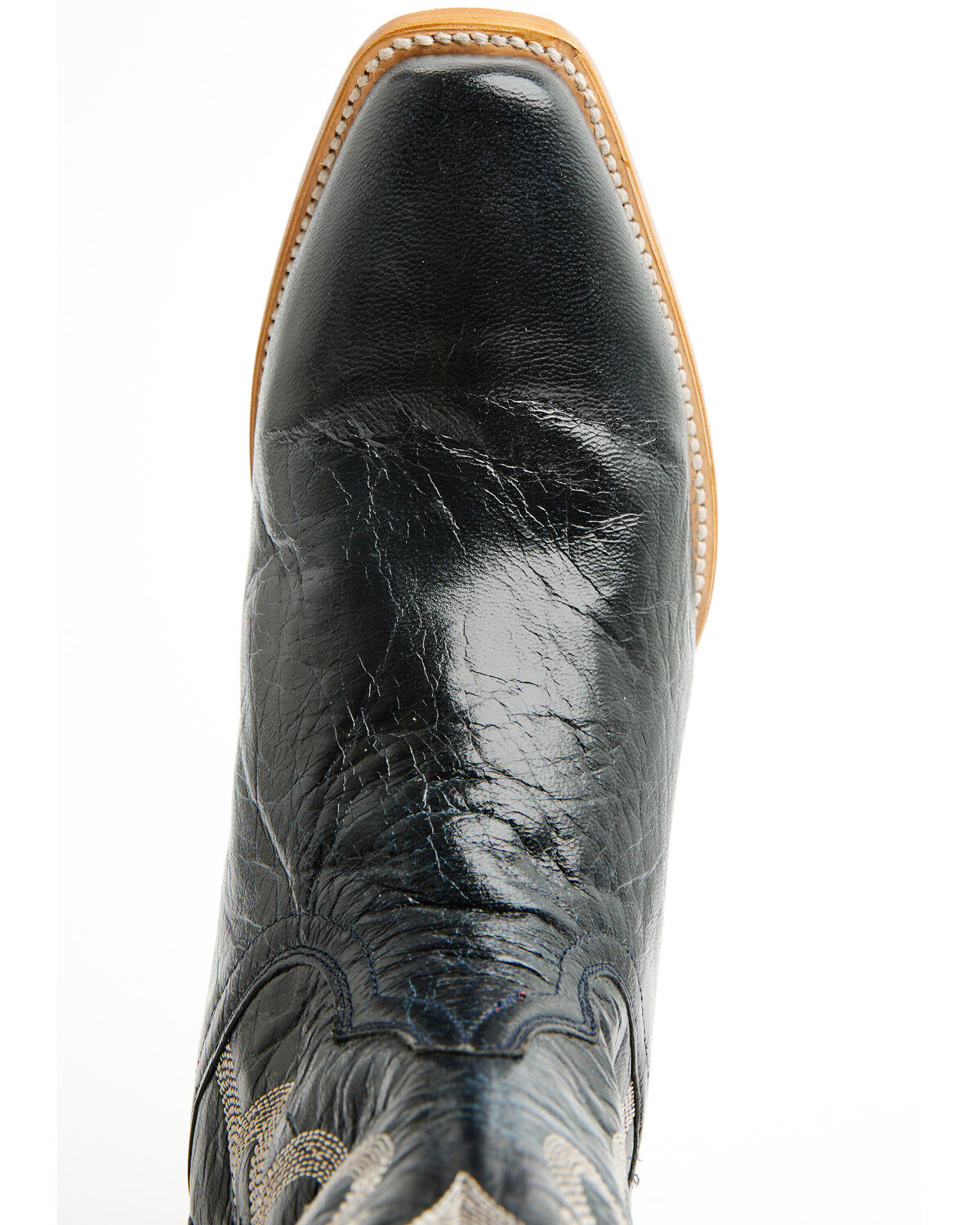 Image #6 - Dan Post Men's Calvin Tall Western Boots - Square Toe, Blue, hi-res