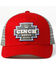 Image #3 - Cinch Women's Rodeo Patch Ball Cap, Red, hi-res