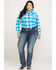 Wrangler Women's Straight Leg Jeans - Plus, Indigo, hi-res