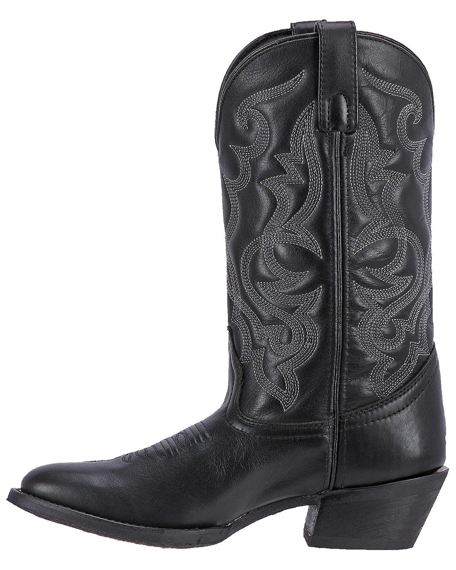 Image #4 - Laredo Women's Maddie Western Boots - Round Toe, Black, hi-res
