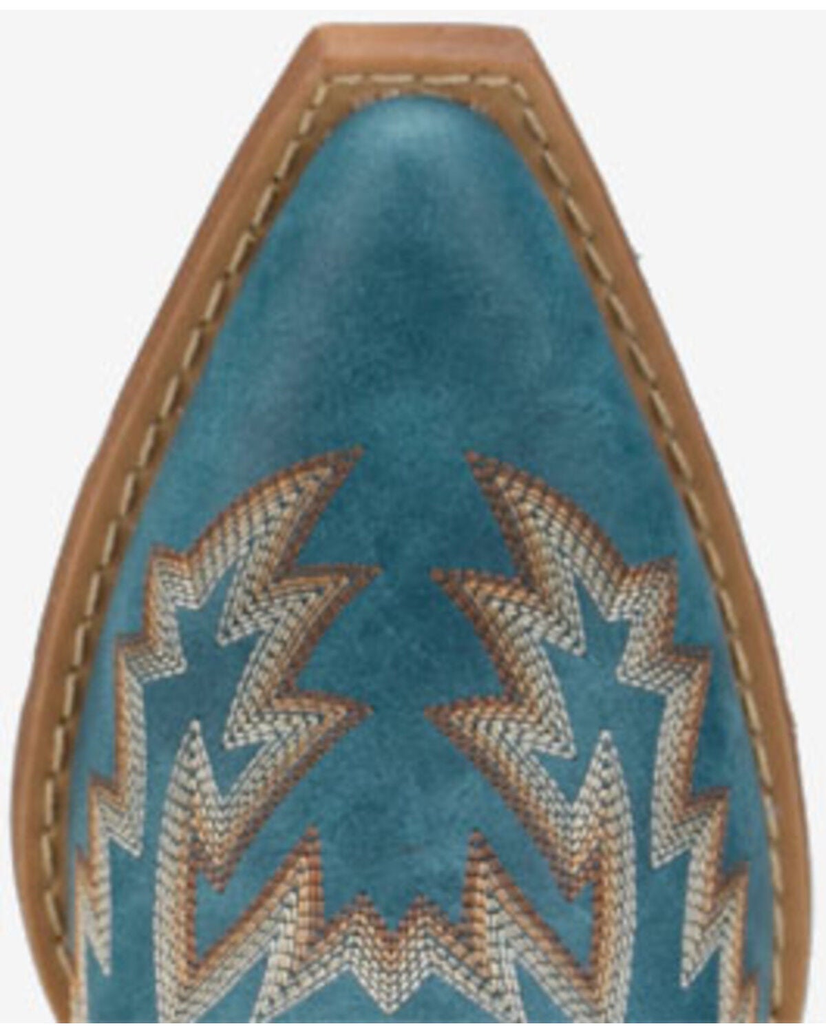 Image #6 - Justin Women's Paloma Western Boots - Snip Toe, Blue, hi-res