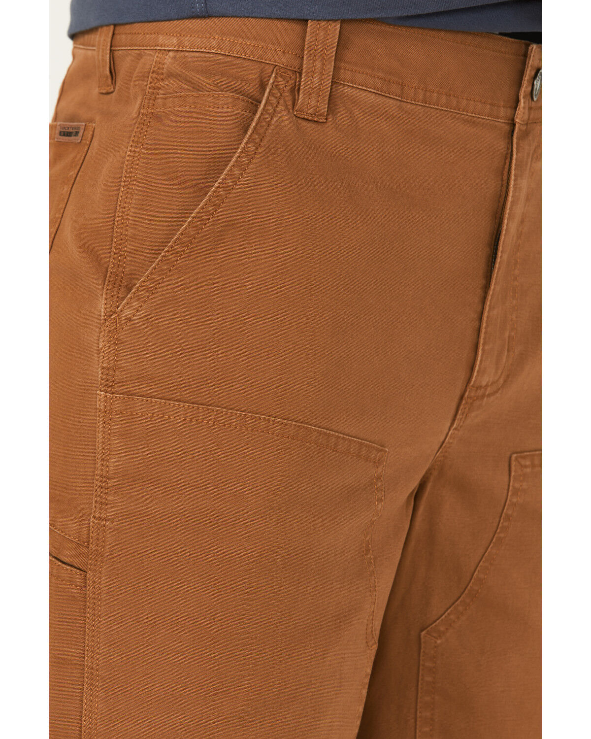 Image #2 - Lucky Brand Workwear Men's Double Front Panel Shorts, Brown, hi-res