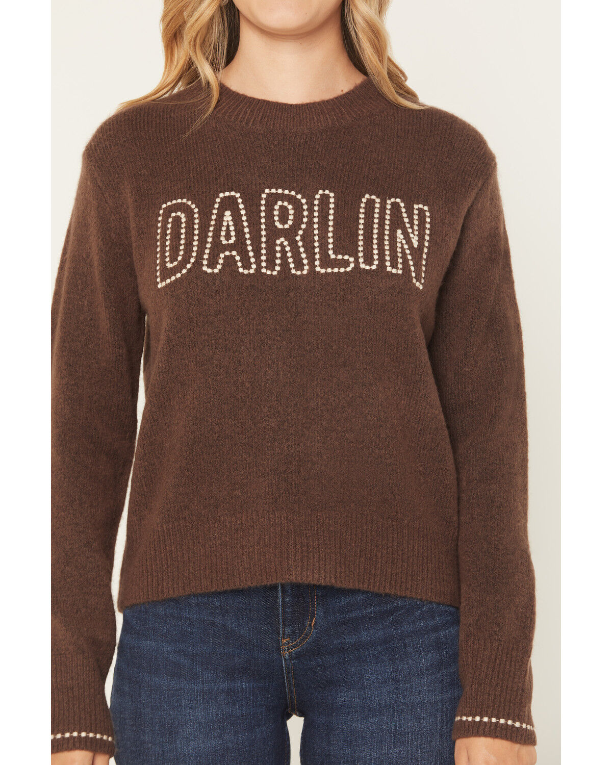 Image #3 - White Crow Women's Darlin Sweater, Brown, hi-res