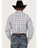 Image #4 - Ariat Men's Brady Plaid Long Sleeve Button Down Western Shirt , White, hi-res