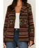 Image #3 - Outback Trading Co. Women's Southwestern Stripe Print Blaire Jacket, Red, hi-res