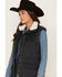 Image #2 - Outback Trading Co Women's Woodbury Vest, Navy, hi-res