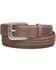 Lucchese Men's Burnished Calf Smooth Leather Belt, Tan, hi-res