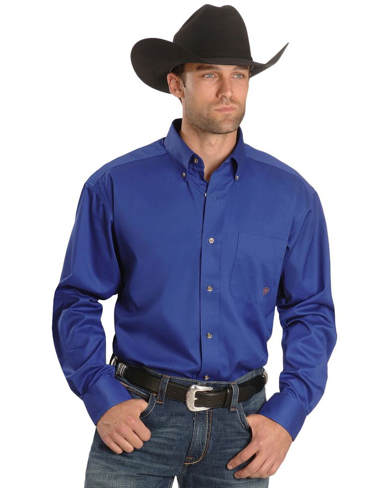 ariat blue shirt