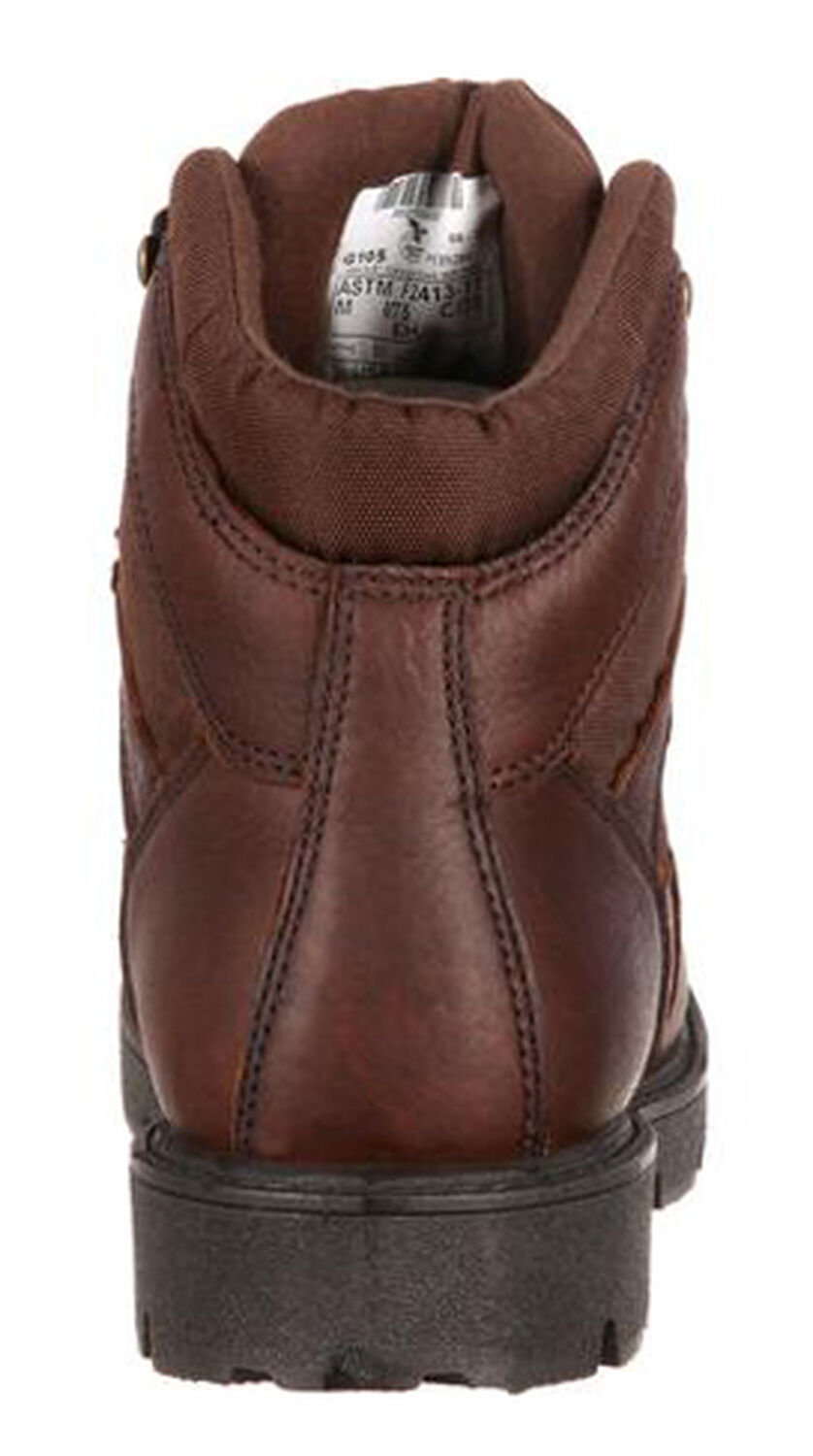 Image #7 - Georgia Boot Men's Homeland Waterproof Work Boots - Soft Toe, Brown, hi-res