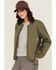 Image #2 - Carhartt Women's Rain Defender® Loose Fit Lightweight Insulated Jacket, Olive, hi-res